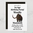 Search for woolly mammoth invitations Party
