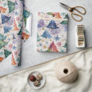 Search for snow trees wrapping paper Festive