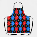 Search for blue diamond pattern aprons Harlequin
