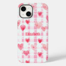 Search for watercolor hearts iphone cases Girly