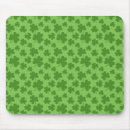 Search for three leafed clovers mousepads St patricks day