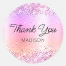 Search for thank you rainbow stickers Pastel pink