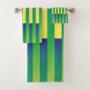 Search for green and yellow bath towels Striped
