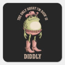 Search for funny cowboy stickers Frog lover