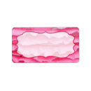 Search for frosted return address labels Pink