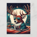 Search for vintage car christmas postcards Retro
