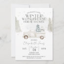 Search for wonderland bridal shower invitations Snowflakes