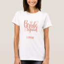 Search for bride squad tshirts Trendy