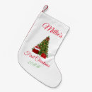 Search for my first christmas stockings Red