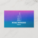 Search for liquor business cards Sommelier