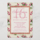 Search for shabby birthday invitations Roses