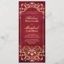 Search for crimson red wedding invitations Swirls
