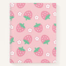 Search for kawaii strawberry notebooks Strawberries