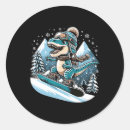 Search for fun on a snowboard stickers Shred the mountain