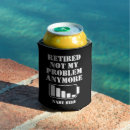 Search for funny can coolers Retirement