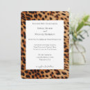 Search for leopard wedding invitations Safari