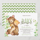 Search for zoo animal baby shower invitations Green