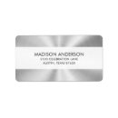 Search for faux silver return address labels Shiny