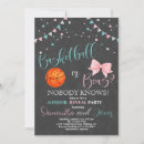 Search for basketball gender reveal invitations He or she