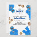 Search for sesame street baby shower invitations Cookie monster