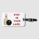 Search for bowling luggage tags Funny