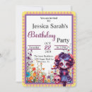 Search for sugar skulls birthday invitations Colourful