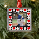 Search for baseball photo christmas tree decorations Player
