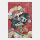 Search for sugar skull tea towels Dia de los muertos