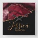 Search for burgundy clocks Professional