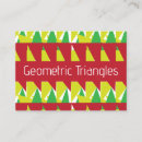 Search for triangle business cards Trendy