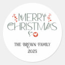 Search for elegant merry christmas stickers Typography