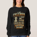 Search for last name hoodies Freeman