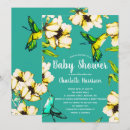 Search for hummingbird baby shower invitations Watercolor