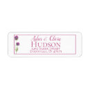Search for thistles return address labels Pink