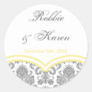 Search for yellow damask stickers Grey