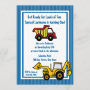 Search for construction worker invitations Dump truck