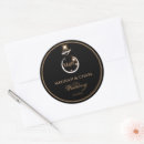 Search for glamourous gold wedding stickers Minimalist