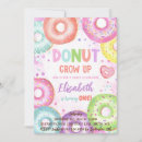Search for donut grow up invitations Baby girl