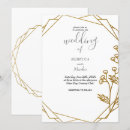Search for specially made wedding invitations Gold
