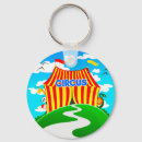 Search for circus round key rings Cartoon