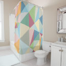 Search for modern abstract shower curtains Geometric