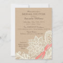 Search for linen bridal shower invitations Burlap