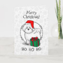 Search for bichon christmas cards Dog