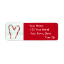 Search for candy cane return address labels Stripes