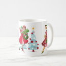 Search for red white green mugs Christmas tree