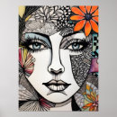 Search for abstract woman face posters Beautiful