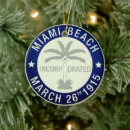 Search for miami christmas tree decorations Souvenir