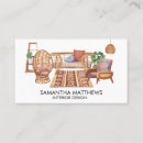 Search for furniture business cards Interior design