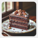Search for chocolate cake stickers Piece of cake