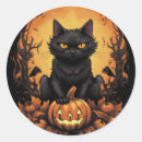 Search for spooky black cat stickers Party